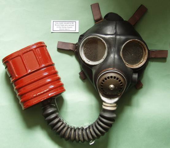 A World War 2 gas mask - Market Lavington Museum