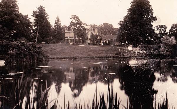 Clyffe Hall Lake in about 1920