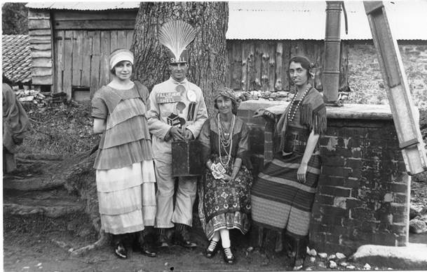 Hospital Week in 1923. Fancy dress at Easterton pump
