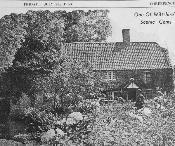 Cornbury Mill - a newspaper photo from 1953