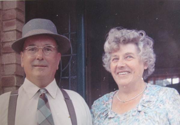 Robin Burgess, Market Lavington photographer and his wife, Queenie in about 1964