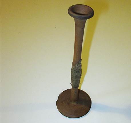 Early 20th century stethoscope used by Dr Lush of Market Lavington