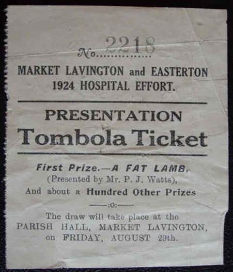 1924 draw ticket