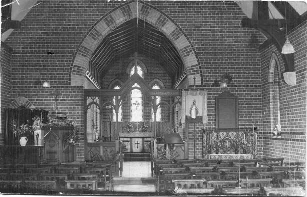 Interior of St NBarnabas Church, Easterton
