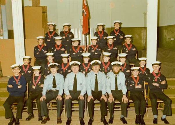 Lavington Sea Scouts in 1978