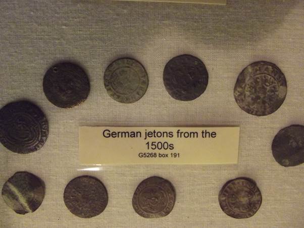 What it says on the label - German Jetons from the 1500s
