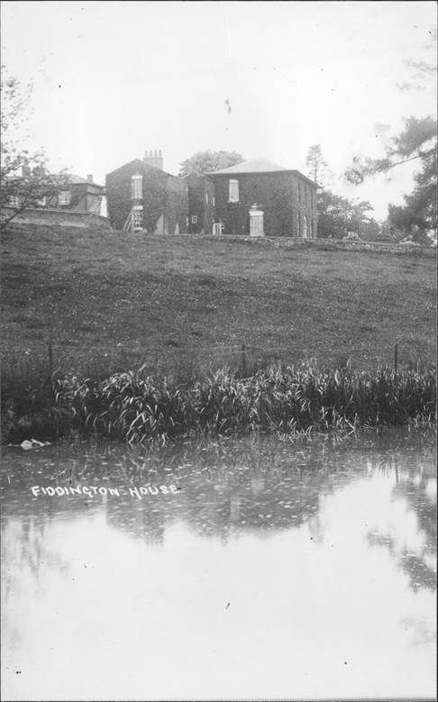 Fiddington House and grounds - early 20th century