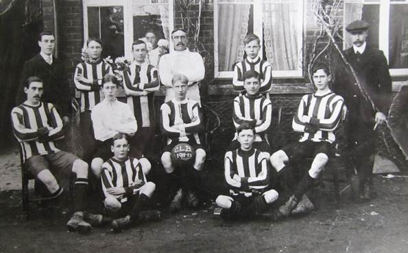 Market Lavington Church Lads Football Team - 1911/12