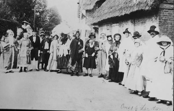 A 1920s Hospital Week line up in Easterton