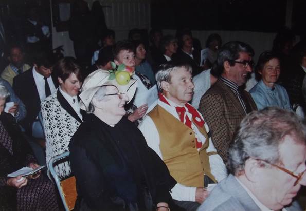 Audience at the Market Lavington Victorian Evening - 1st September 1993