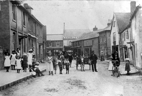 Church Street, Market Lavington in Edwardian days