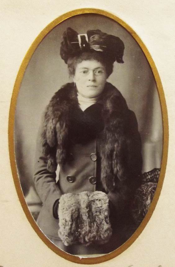 Betty James  - a photo in an album at Market Lavington Museum