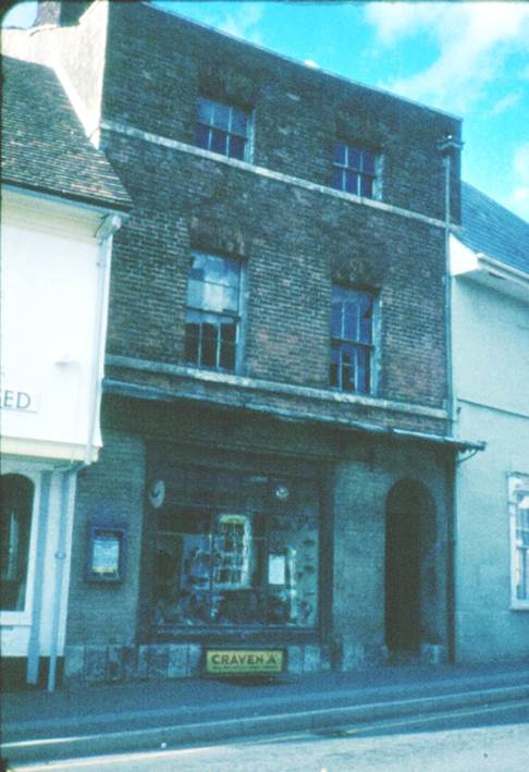 Ken Mundy's shoe shop in about 1977