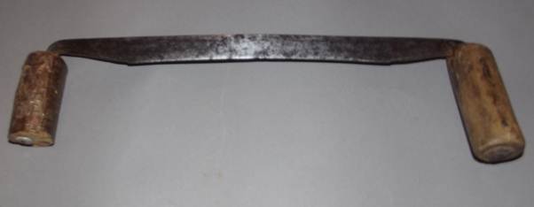 This spokeshave, dating from about 1850, can be found at Market Lavington Museum