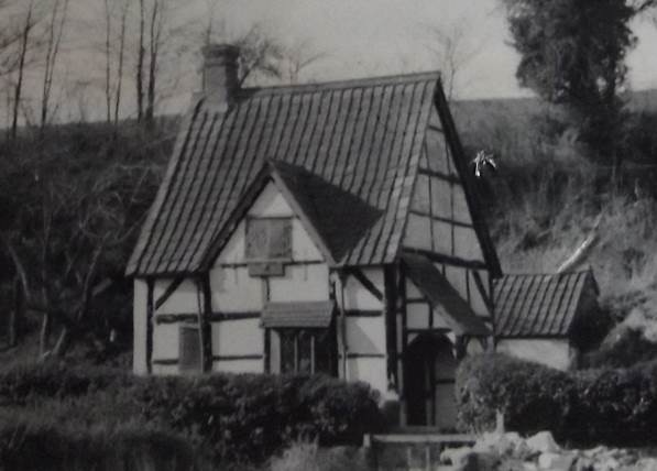 This idyllic cottage was demolished in 1984
