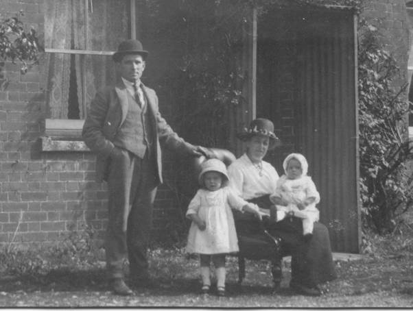 Are these people George and Mabel Cooper with two of their children?