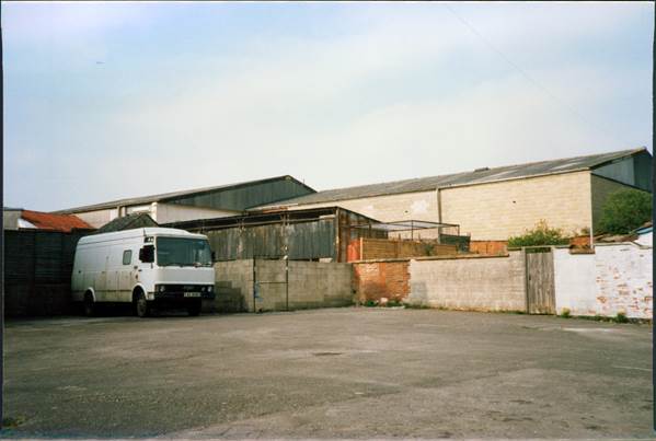 Similar view - 1988. The old Tudor buildings are now a derelict parking lot