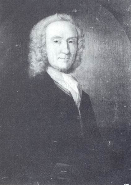 This portrait - the fronticepiece of the book - is believed to be of William Hunt