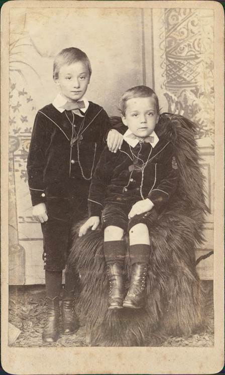 Two young lads - possibly from the 1890s