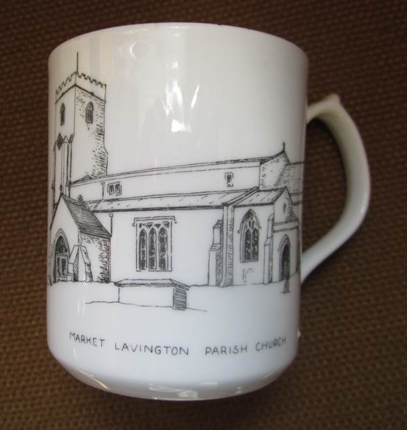 This mug has recently been added to the Market Lavington Museum collection.