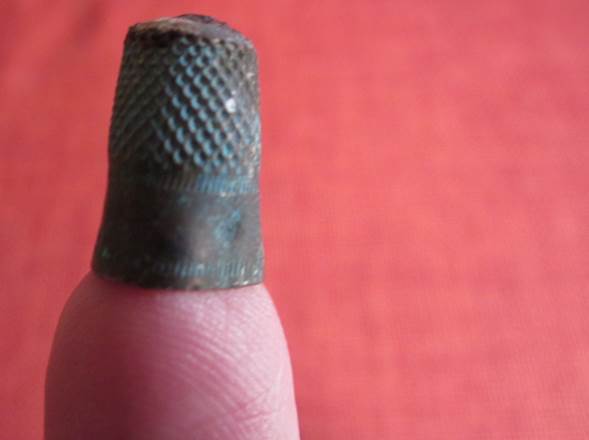 This thimble is tiny