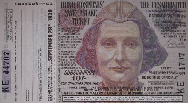 An individual ticket - as complex as a bank note.