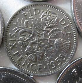 A 1958 sixpence (6d) remained legal tender as 2.5p until 1980